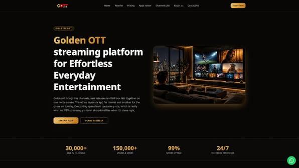 Golden OTT guide: reviewing credit-package information before a top-up